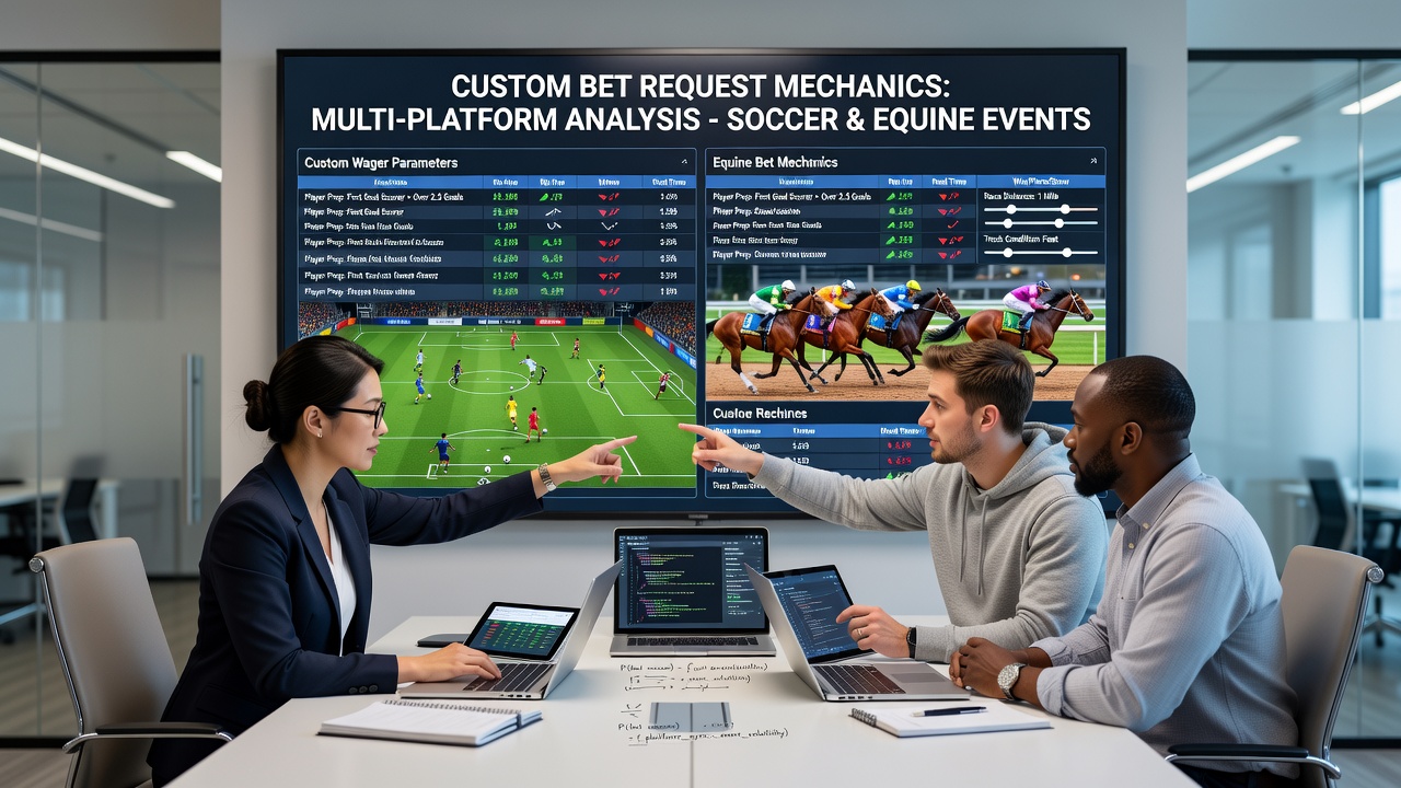 Detailed view of equine racing custom bet request workflow on multi-platform systems