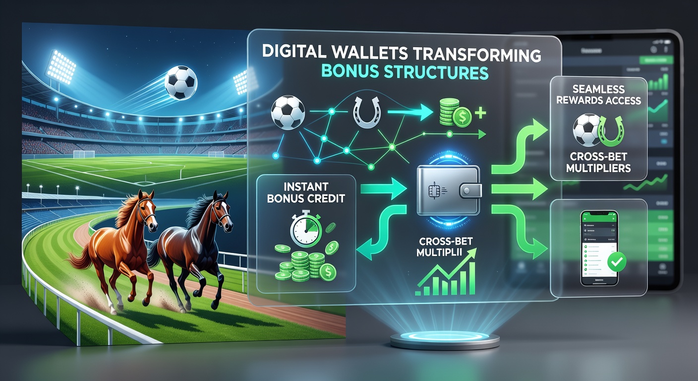 Infographic showing bonus transformation trends for combined football and turf bets via digital wallets