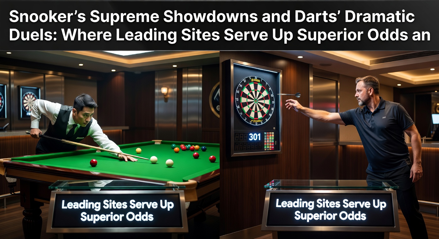 Dynamic darts action with a player mid-throw, scoreboard flashing high scores amid roaring fans in a packed venue