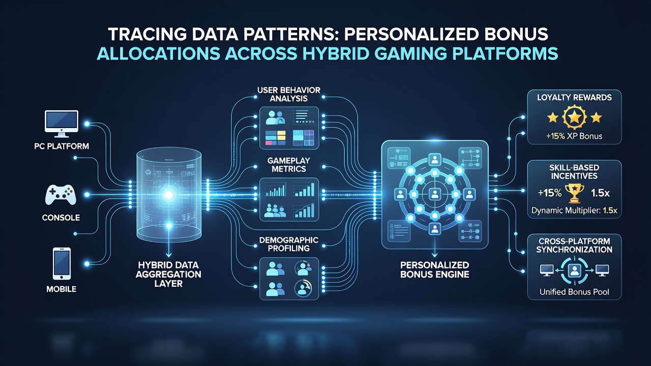 Analytics dashboard displaying segmented player groups and bonus allocation trends